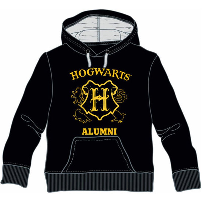 SUDADERA CAPUCHA HOGWARTS ALUMNI HARRY POTTER - Teknashop Ltd