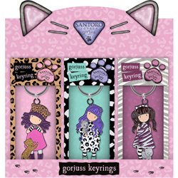 DISPLAY 12 LLAVEROS PARA REGALO GORJUSS™ "PURRRRRFECT LOVE" - Teknashop Ltd