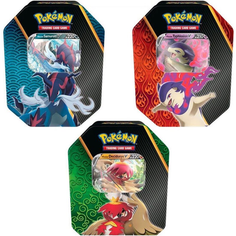 EXPOSITOR 6 LATAS METÁLICAS JUEGO CARTAS COLECCIONABLES SUMMER V ESPADA Y ESCUDO POKEMON SURTIDO - Teknashop Ltd