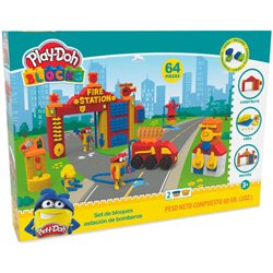 SET DE BLOQUES ESTACION DE BOMBEROS PLAY-DOH - Teknashop Ltd