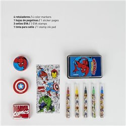 SET PAPELERÍA COLOREABLE MALETÍN MARVEL - Teknashop Ltd