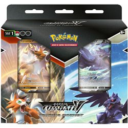 BLISTER 2 BARAJAS CARTAS BATTLE DECK BUNDLE LYCANROC VS CORVIKNIGHT POKEMON ESPAÑOL - Teknashop Ltd