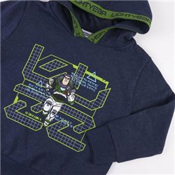 SUDADERA CON CAPUCHA COTTON BRUSHED BUZZ LIGHTYEAR BLUE - Teknashop Ltd