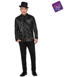 DISFRAZ CHAQUETA SHOWMAN NEGRO TALLA M-L - Teknashop Ltd