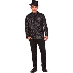 DISFRAZ CHAQUETA SHOWMAN NEGRO TALLA M-L - Teknashop Ltd