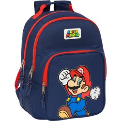 MOCHILA DOBLE ADAPT.CARRO SUPER MARIO "WORLD" - Teknashop Ltd