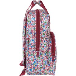 MOCHILA INFANTIL NAIT NAIT "FLORES COIMBRA BURDEOS" - Teknashop Ltd