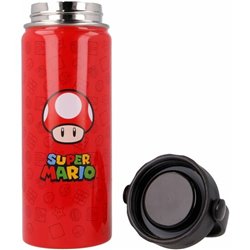 BOTELLA TERMO ACERO INOXIDABLE SUPER MARIO BROS NINTENDO 530ML - Teknashop Ltd