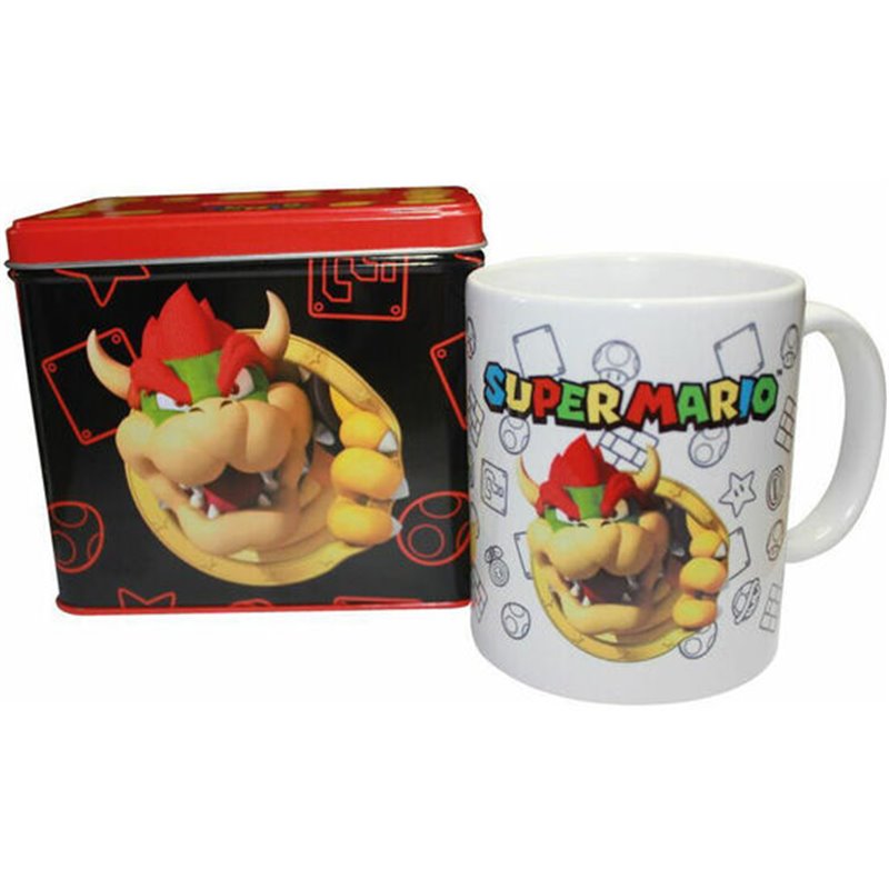 SET TAZA + HUCHA BOWSER SUPER MARIO BROS NINTENDO - Teknashop Ltd