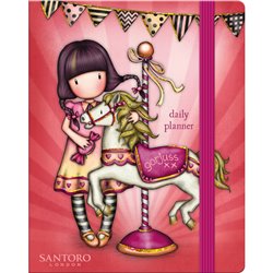 AGENDA DIARIA CON ELASTICO GORJUSS™ FAIRGROUND "CAROUSEL" - Teknashop Ltd