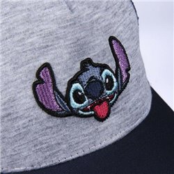 GORRA VISERA CURVA BORDADO STITCH GRAY - Teknashop Ltd