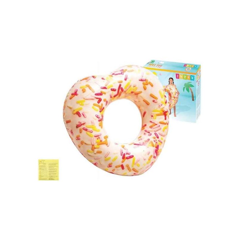 FLOTADOR RUEDA DONUT CORAZÓN (+ 9 AÑOS) 94X89C25 CM - Teknashop Ltd