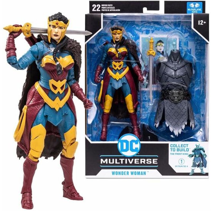 FIGURA WONDER WOMAN ENDLESS WINTER MULTIVERSE DC COMICS 18CM - Teknashop Ltd