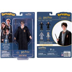 FIGURA MALEABLE BENDYFIGS HARRY CON VARITA HARRY POTTER 19CM - Teknashop Ltd