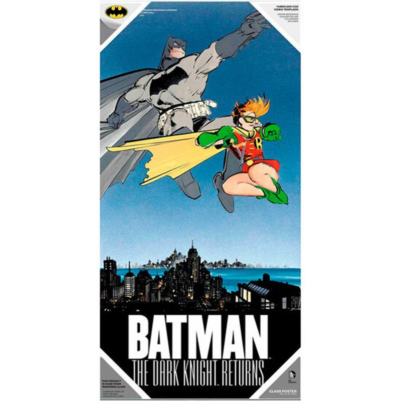 POSTER CRISTAL BATMAN Y ROBIN DC COMICS - Teknashop Ltd