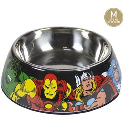 COMEDERO PARA PERRO M MARVEL RED - Teknashop Ltd