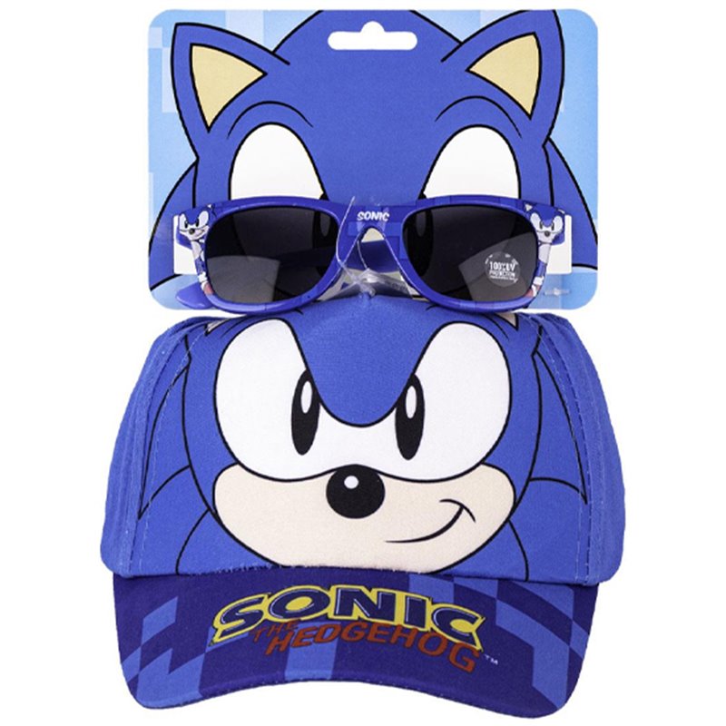 GORRA SET GAFAS DE SOL SONIC BLUE - Teknashop Ltd