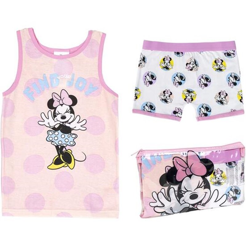 PIJAMA TIRANTES SINGLE JERSEY NECESER MINNIE - Teknashop Ltd