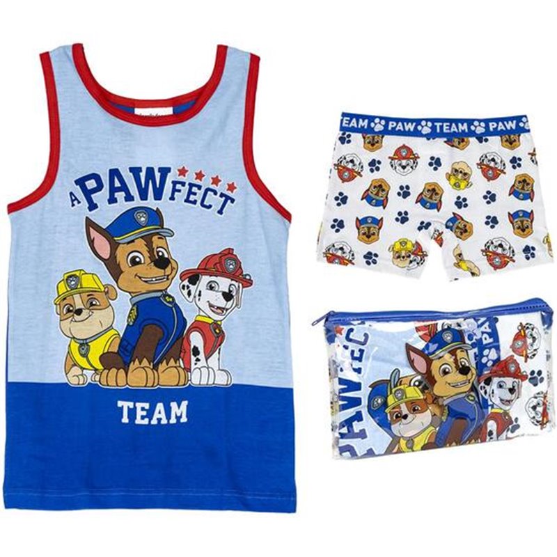 PIJAMA TIRANTES SINGLE JERSEY NECESER PAW PATROL - Teknashop Ltd