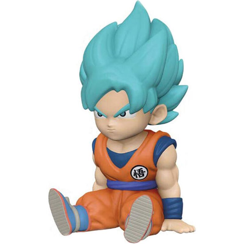 FIGURA HUCHA SON GOKU SUPER SAIYAN BLUE DRAGON BALL SUPER 15CM - Teknashop Ltd