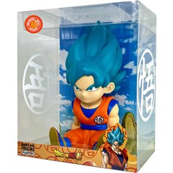 FIGURA HUCHA SON GOKU SUPER SAIYAN BLUE DRAGON BALL SUPER 15CM - Teknashop Ltd