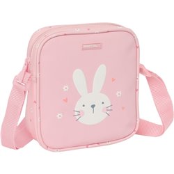 BOLSITO BANDOLERA FÁCIL LIMPIEZA SAFTA PREESCOLAR "BUNNY" - Teknashop Ltd