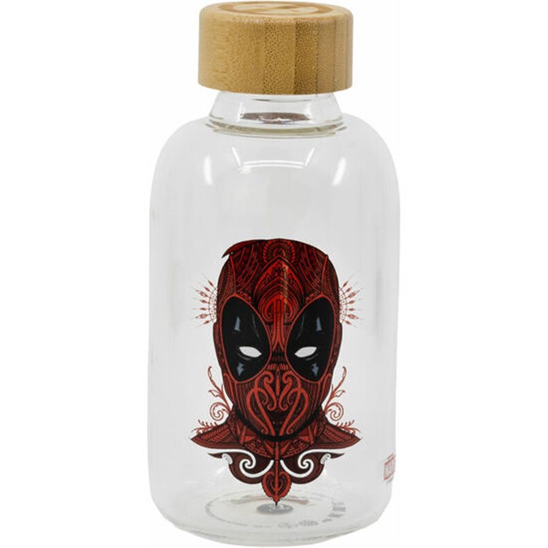 BOTELLA CRISTAL DEADPOOL MARVEL 620ML - Teknashop Ltd