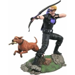 ESTATUA DIORAMA OJO DE HALCON + PERRO MARVEL GALLERY COMIC 23CM - Teknashop Ltd