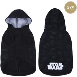 SUDADERA PARA PERRO XXS COTTON BRUSHED STAR WARS DARTH VADER BLACK - Teknashop Ltd