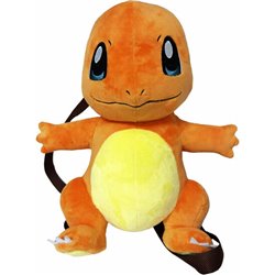 MOCHILA PELUCHE CHARMANDER POKEMON 36CM - Teknashop Ltd