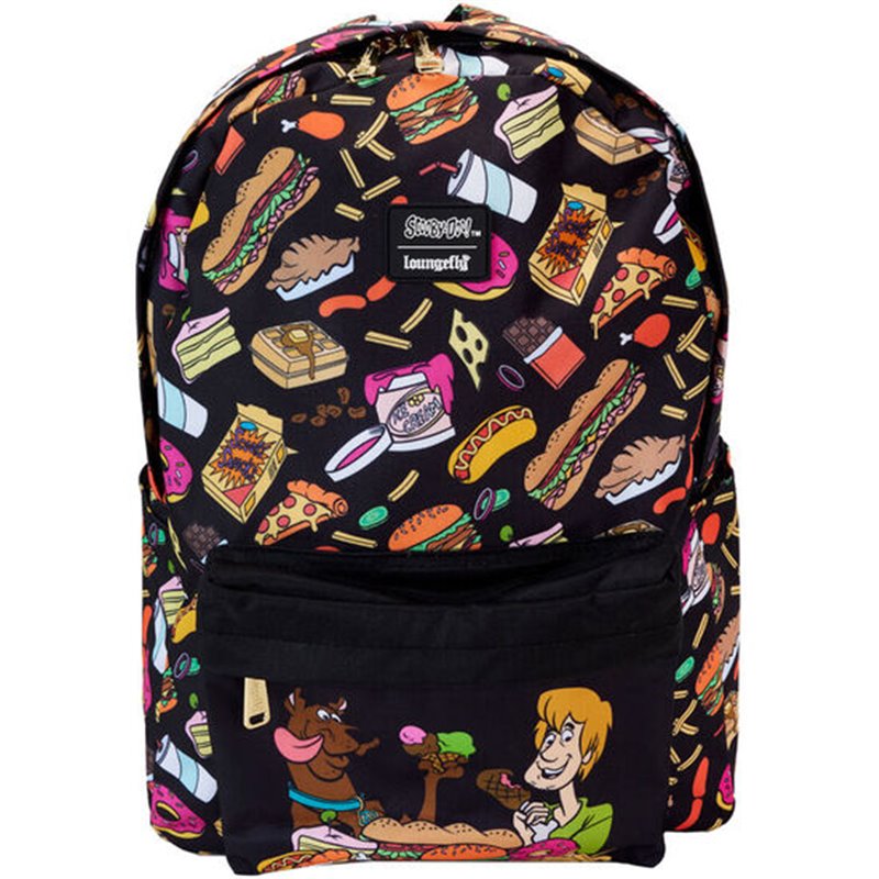 MOCHILA NYLON SNACKS SCOOBY-DOO LOUNGEFLY 43CM - Teknashop Ltd