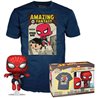 SET FIGURA POP &38 TEE MARVEL SPIDERMAN COMIC COVER - Teknashop Ltd