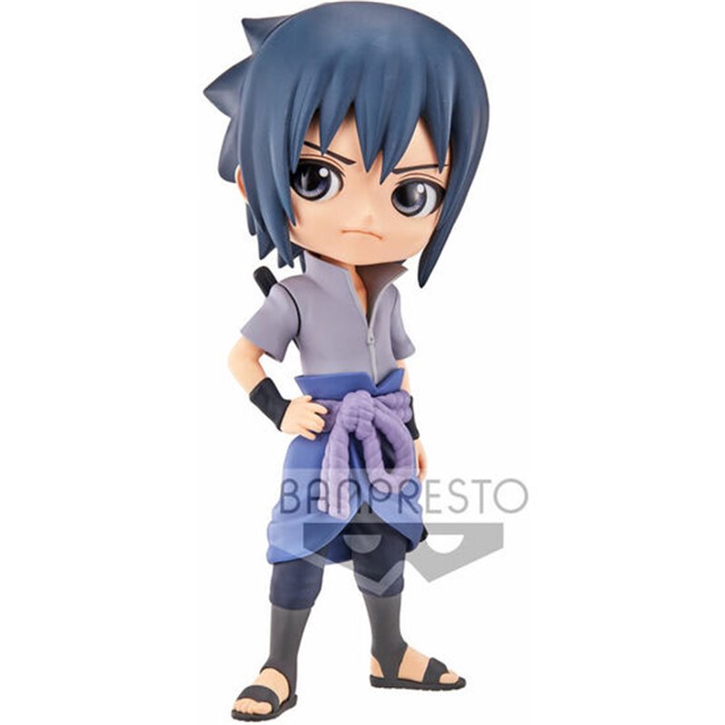 FIGURA SASUKE UCHIHA VER.A NARUTO SHIPPUDEN Q POSKET 14CM - Teknashop Ltd