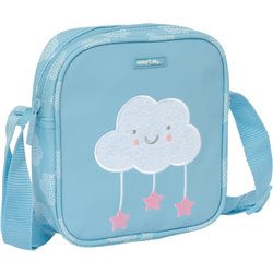 BOLSITO BANDOLERA FÁCIL LIMPIEZA SAFTA PREESCOLAR "NUBE" - Teknashop Ltd