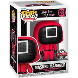 FIGURA POP EL JUEGO DEL CALAMAR MASKED MANAGER EXCLUSIVE - Teknashop Ltd