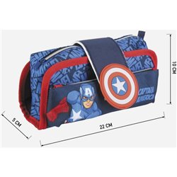 ESTUCHE PORTATODO VELCRO MARVEL BLUE - Teknashop Ltd