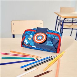 ESTUCHE PORTATODO VELCRO MARVEL BLUE - Teknashop Ltd