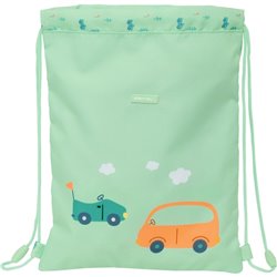 SACO PLANO JUNIOR FACIL LIMPIEZA SAFTA PREESCOLAR "COCHES" - Teknashop Ltd