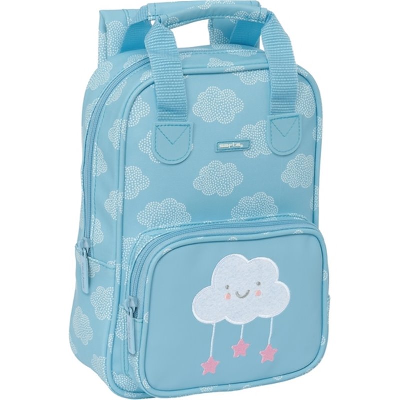 MOCHILA INFANTIL CON ASAS FACIL LIMPIEZA SAFTA PREESCOLAR "NUBE" - Teknashop Ltd