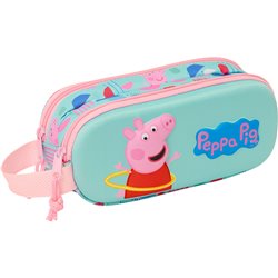 PORTATODO DOBLE 3D PEPPA PIG - Teknashop Ltd