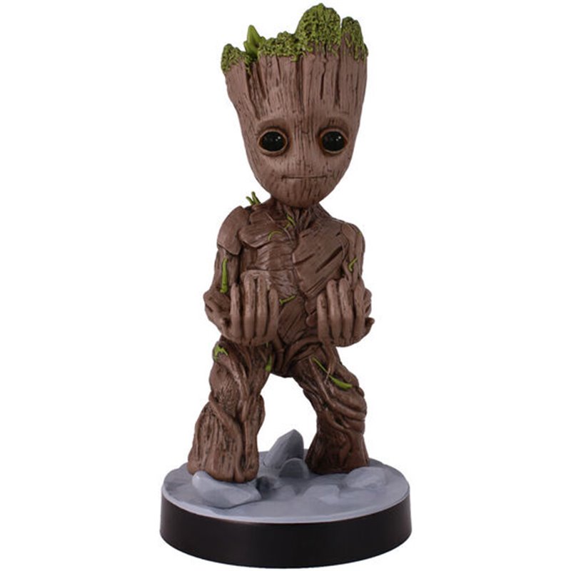 CABLE GUY SOPORTE SUJECION FIGURA GROOT GUARDIANES DE LA GALAXIA MARVEL 21CM - Teknashop Ltd