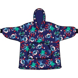 BATA SUDADERA OVERSIZE STITCH DISNEY CORAL ADULTO - Teknashop Ltd