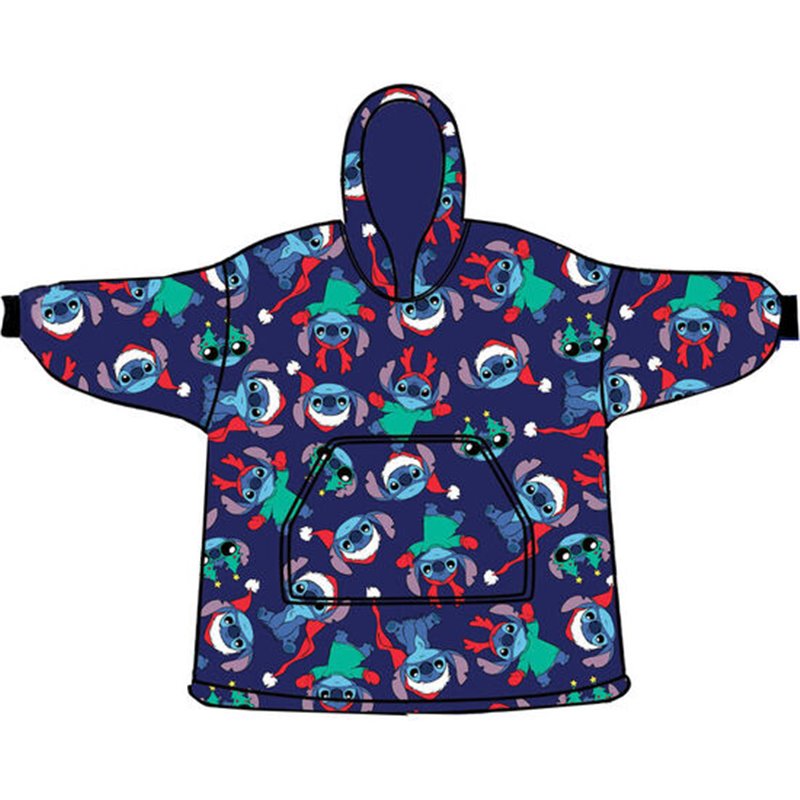 BATA SUDADERA OVERSIZE STITCH DISNEY CORAL ADULTO - Teknashop Ltd