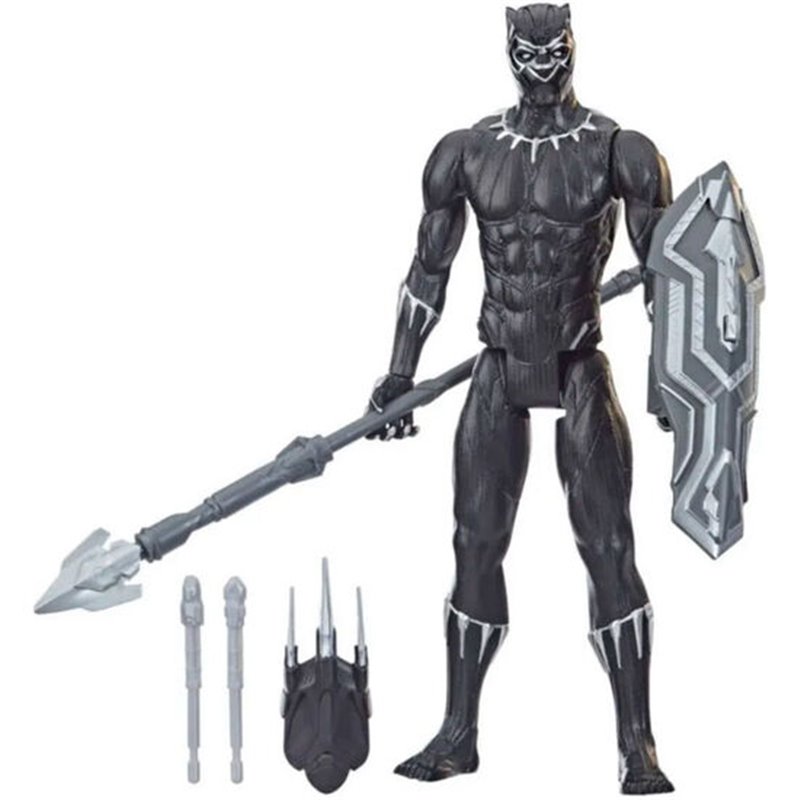 FIGURA BLACK PANTHER TITAN HERO SERIES MARVEL 30CM - Teknashop Ltd