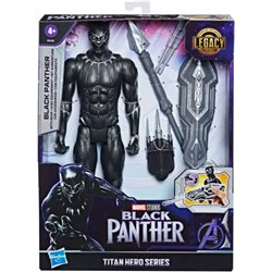 FIGURA BLACK PANTHER TITAN HERO SERIES MARVEL 30CM - Teknashop Ltd