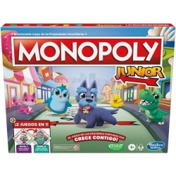 JUEGO MONOPOLY JUNIOR 2 EN 1 - Teknashop Ltd