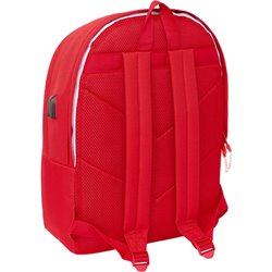 MOCHILA DOBLE PARA PORTATIL 15,6"+USB SEVILLA FC - Teknashop Ltd