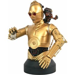 BUSTO C-3PO AND BABU FRIK STAR WARS EPISODE IX 15CM - Teknashop Ltd