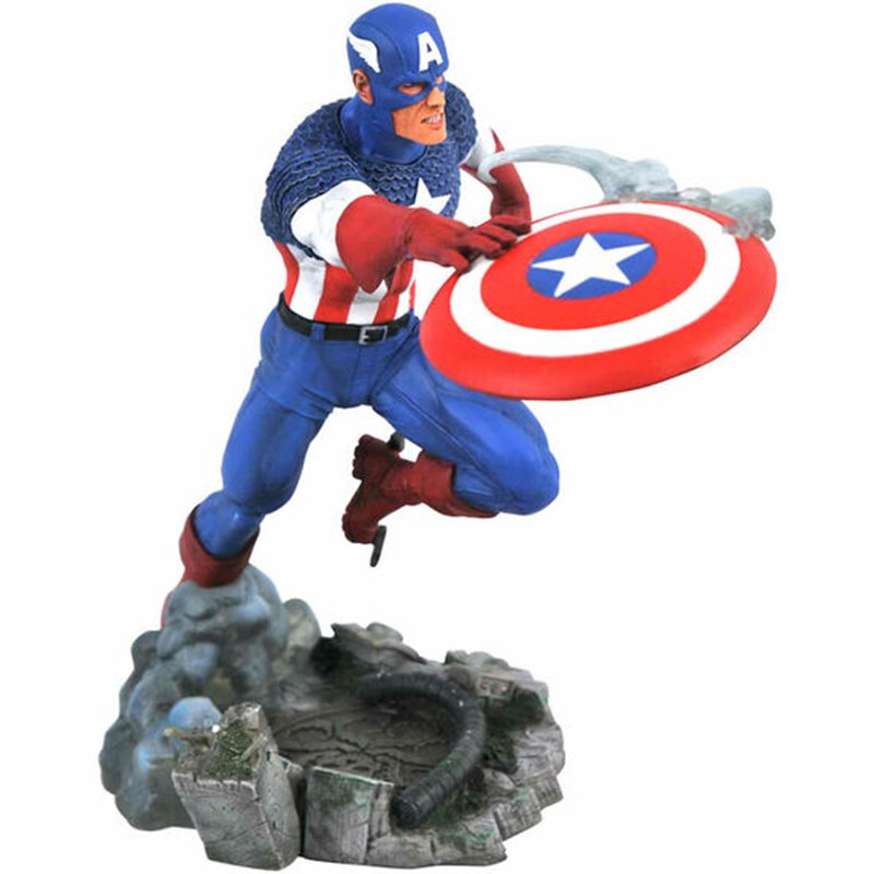 ESTATUA CAPITAN AMERICA MARVEL COMIC GALLERY 25CM - Teknashop Ltd