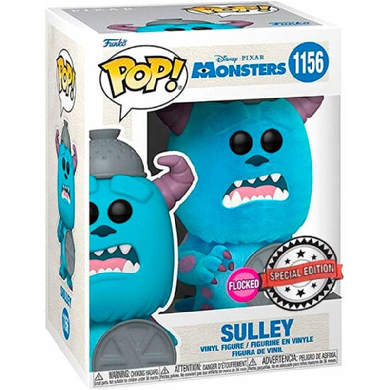 FIGURA POP DISNEY DISNEY MONSTRUOS S.A. 20TH SULLEY FLOCKED EXCLUSIVE - Teknashop Ltd